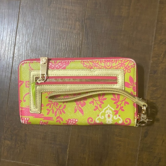 Spartina Retreat Elephant print wristlet - Picture 6 of 10